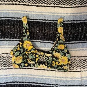 Old Navy Sunflower Swimsuit Top Size S